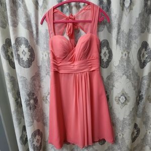 Coral Bridesmaid Dress Size 12